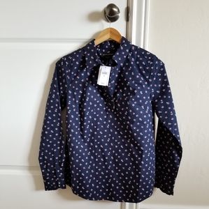 NWT Banana Republic Floral Super Cute Shirt